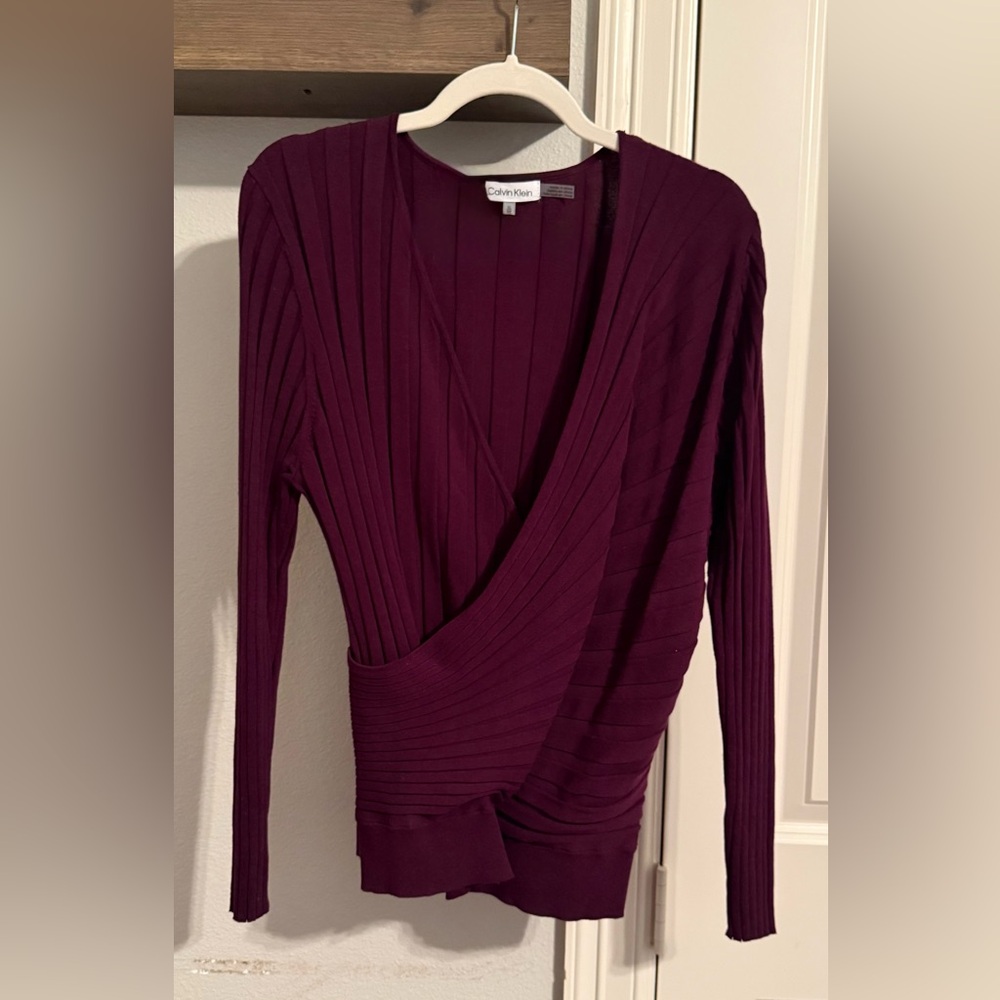 Calvin Klein Rich Burgundy Sweater